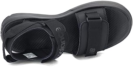 New Balance Unisex-adult 250 V1 Adjustable Sandal, Black/Black, Men 9 XW / Women 10.5 XXW | Image 5