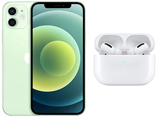 Image of New Apple iPhone 12 (128GB) - Green with Apple AirPods Pro