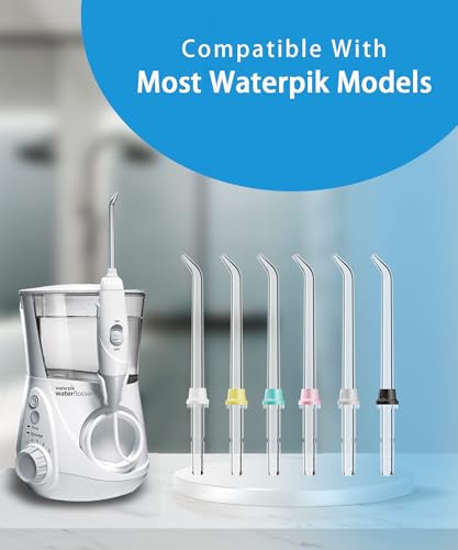 Replacement Tips for Waterpik Water Flosser (6 Classic Jet Tips), Waterpik replacement heads, Replacement Classic Jet Tips Compatible with Waterpik Oral Irrigator - Thumbnail 2