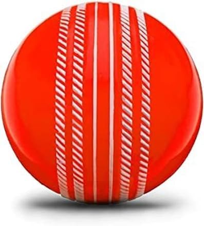 Image of i10 Multicolour Cricket Ball, Synthetic, Rubber, 7cm, 110g, Standard Size, Ideal for Cricket, Basketball, Soccer, Fitness