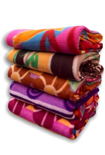 Image of All Season Multipurpose Polar Fleece Single Bed Printed Assorted Multicolor Light Weight Blanket (Set of 1, 90 x 60 inches)(Skin Friendly) - Prime Collections | TC - 240