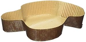 Decora 0320170 5er-Pack Colomba Papierbackform