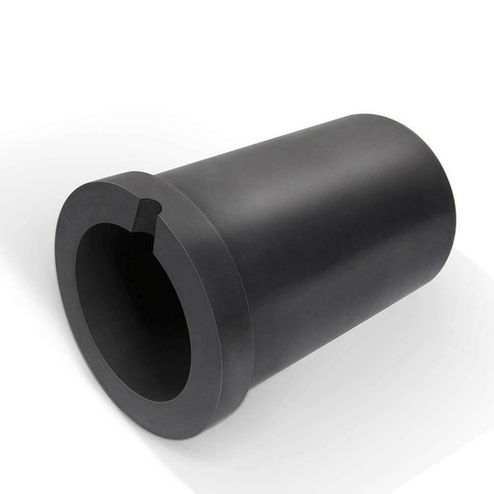 VILLCASE 1pièce Crucible Graphite Pot De Fusion Graphite De Haute Pureté pour Or Cuivre Et Laiton Résistance Thermique Et Contamination Minimale