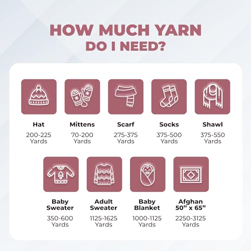 Image of Mary Maxim Maximum Value Acrylic Yarn for Crocheting and Knitting, Soft Worsted Weight Pink Yarn 4, Ideal for Blankets, Sweaters, Hats, and Scarves, 8 oz Skein (474 Yds), Medium Rose - 1 Skein