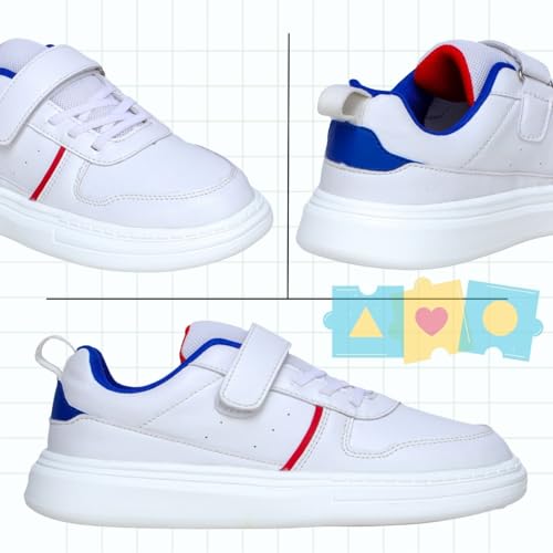 Image of TRASE Kids Sneakers for Boys & Girls | Lace-Up Closure | Stylish, Lightweight & Comfortable Unisex Shoes for Outdoor, Casual
