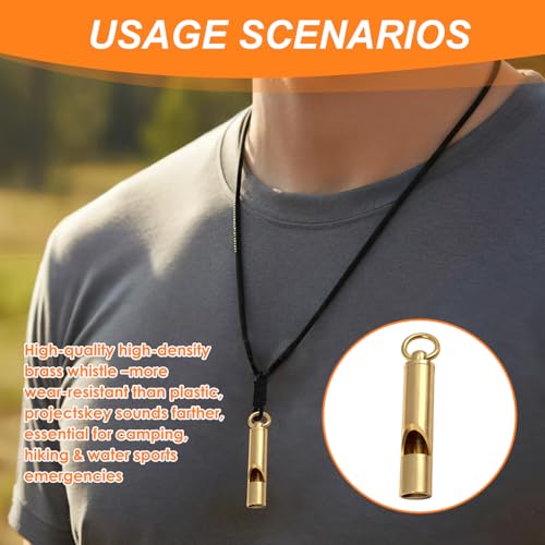Sifflet de survie puissant 125 dB pour alerter les secours efficacement