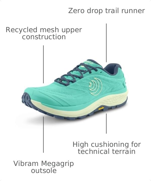 Image of Topo Athletic Women's Pursuit 2 - Lightweight 0MM Drop Laced Running Shoes, Athletic Shoes for Trail Running