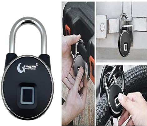 Okos Smart Fingerprint Padlock | Keyless Biometric Lock | USB-C ...