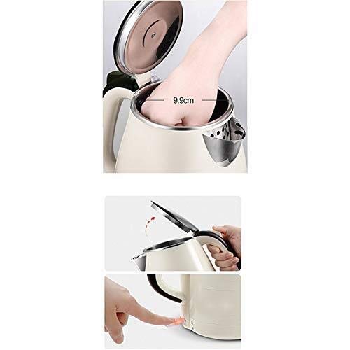 Kettle eléctrico de acero inoxidable 1.8L blanco miniatura 2