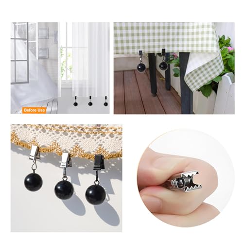 Poids de rideau pour nappe de table et drapeau de jardin stable