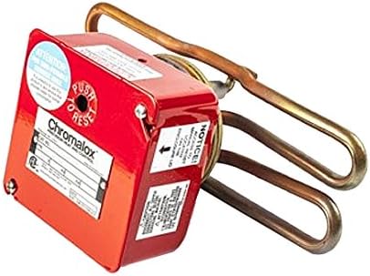 Chromalox 256647 Food Equipment Water Immersion Heater, TTUH-CO-1003 3 Phase w/Cutout - 3" Min. Liquid Depth, 17-11/16" x 4-1/16" x 5-3/4", 208V, 10kW