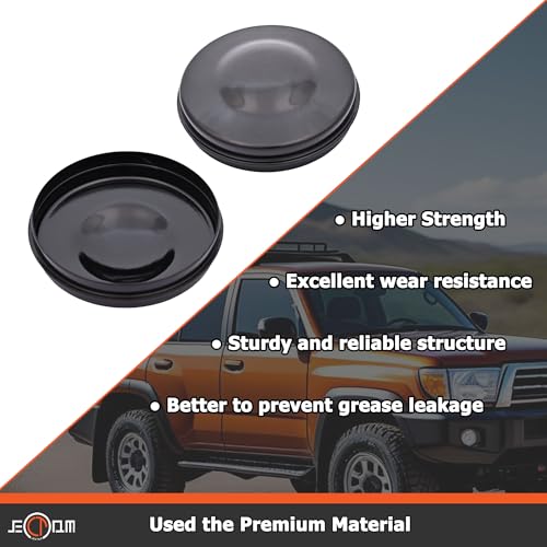 Image of Front Axle Hub Grease Cap 43514-28010 43514-0K010 Compatible with Toyota 4Runner FJ Cruiser Previa Sequoia Tacoma Tundra GX460 GX470 Dust Cap