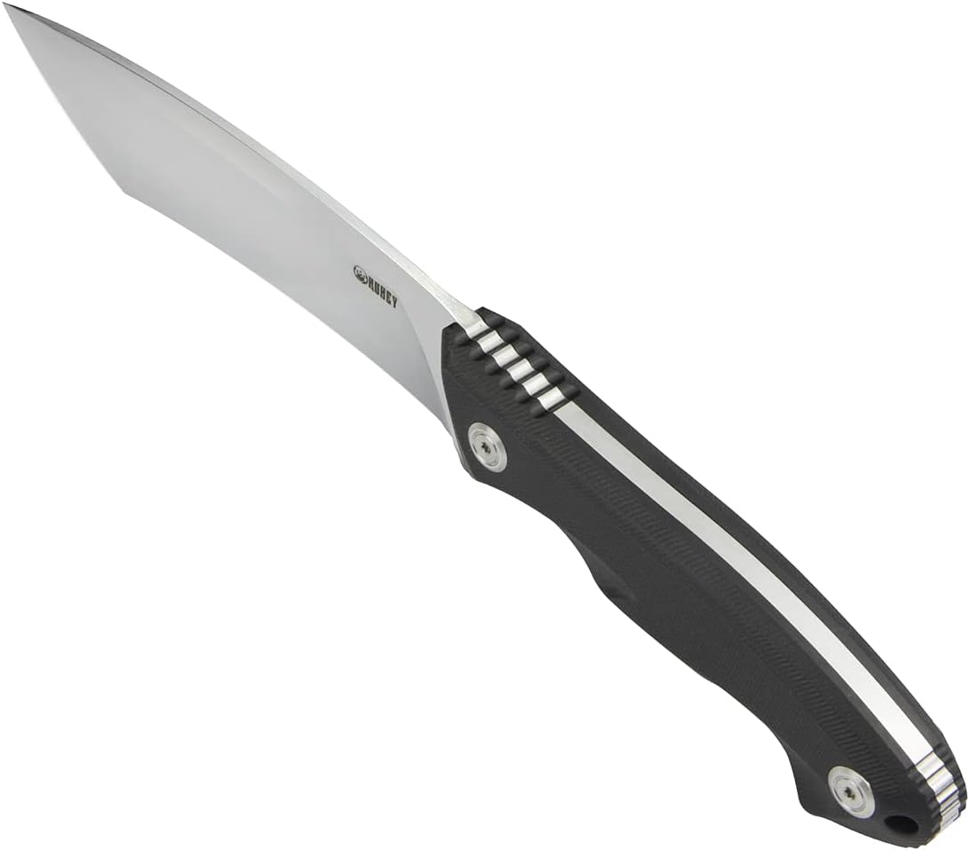 Uр Tо 40% оƒƒ KUBEY Chariot KB274 10.2in High Carbon S.S. Fixed Blade Knife with 5.5in Tanto Edge Blade and Glass-Filled G10 Handle for Outdoor, Survival Camping and EDC