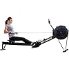 Row Warrior Air Rowing Machine | Foldable Gym-Quality Row Machine | 10- Damper Levels Cardio Machine for Full-Body Workout | Rowing Machine for Home Use with LED-Monitor | Rower Machine for Home Gym