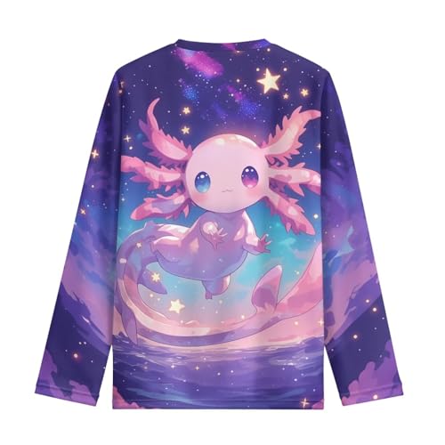 Image of Kids Long Sleeve Shirts for Girls 3-16 Year Old Cute Clothes for Teen Girls Casual Workout Tops