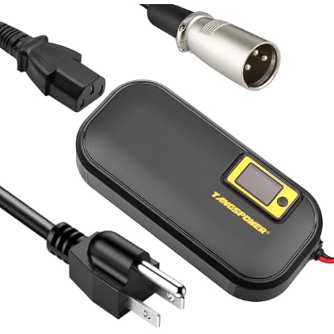 48V Battery Charger 54.6V Ebike Battery Charger 12A Adjustment Current Smart Charger Used for 13S 48V Li-ion Battery High Power (XLR 3-Pin(1+,2-)) Cover