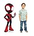 Cardboard People Miles Morales Spider-Man Life Size Cardboard Cutout Standup - Marvel's Spidey and His Amazing Friends (TV Series)