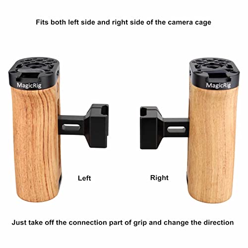 Image of Wooden Side Handle for BMPCC 4K / 6K / 6K Pro / G2 Camera Cage