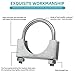PALOZO 3.25 inch Muffler U-Bolt Clamps for 3-1/4