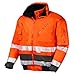 Price comparison product image teXXor 4107-XXL "Vancouver" High Visibility-Pilot Work Jacket, Orange/Grey, 2X-Large