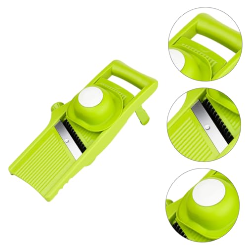 Cortador manual de verduras Alipis versátil sin base verde miniatura 4