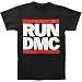 Bravado Men's Run Dmc Logo T-Shirt,Black,X-Large