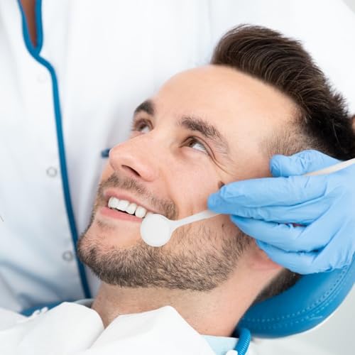 Einweg-Zahnspiegel mit langem Griff, Mundspiegel, Mund-Inspektionswerkzeuge für Zuhause, Krankenhaus, 40 Stück – Bild 3