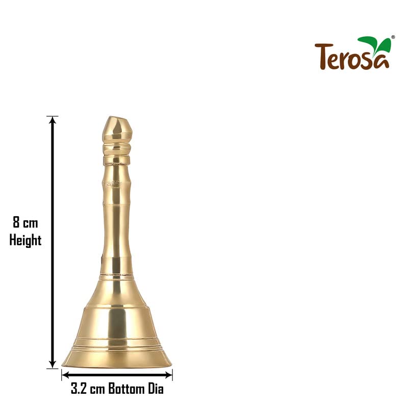 Terosa Diya Set of 4 - Assorted Handcrafted Brass Diyas II Pooja Deepams or Deepak - Image 7 thumbnail