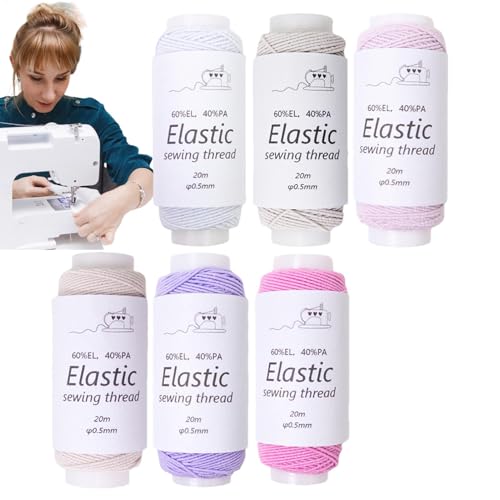 Dtaigou Cordón elástico, elegante cuerda elástica | Cordón elástico versátil para manualidades, cordones de abalorios, fabricación de joyas