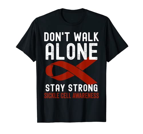 Soporte Cinta Burdeos Concientización de Anemia Falciforme Camiseta