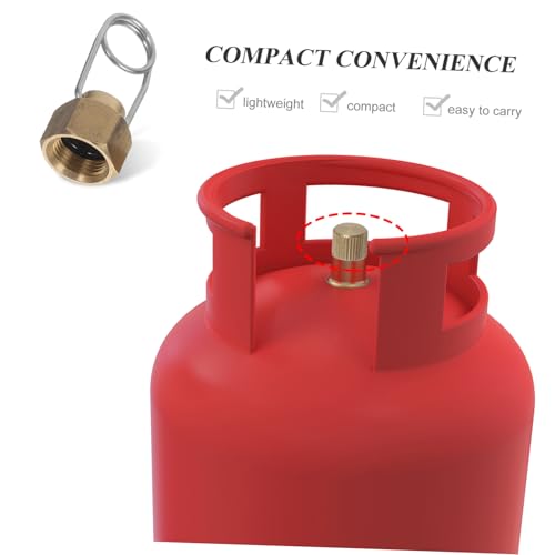 TOYANDONA 2stücke Kupfer Gasflaschen Kappen Propangasflaschen Abdeckung Schutzkappe Wiederverwendbar Stabile Dichtungs-Abdeckung Für Camping Outdoor Schutz Vor Gasleckage