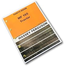 Parts Catalog Manual For Massey Ferguson Mf 165 Tractor Book Exploded View Assembly