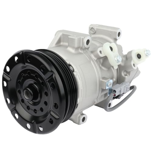 Image of SCITOO AC Compressor fit for Toyota for Yaris 1.5L 2006-2012 | Fast Cooling, Ultra Low Noise (≤72 dB) Air Conditioner Compressor for Summer, With Clutch, 639839 157318 158318 6512467