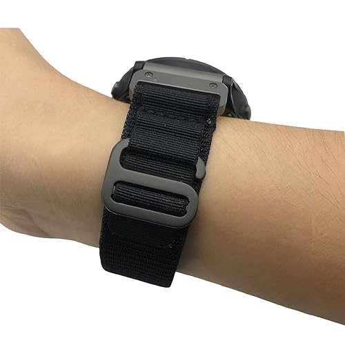 Image of Premium Nylon Strap 22mm for Garmin Forerunner 945, Fenix 5, 6, 7 Smartwatch - Alpine Loop