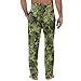 WENKOMG1 Pajama Set Men - Camo Print Sleep Lounge Pants Lightweight Pj Bottoms with Pockets and Button Fly Plus Size Pajamas Bottoms Pant Men Man Fashion Clothing Pantalones Pijama (3XL - Green)