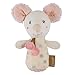 Fehn Mini-Rassel Maus – Mini-Greifling zum Rasseln, Fühlen, Spielen mit kuschelweichem Stoff-Tier – ein treuer Begleiter für Babys und Kleinkinder ab 0+ Monaten