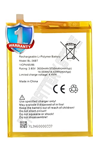 Image of THE BATTERY STORE Original BL-36BT Battery Compatible for Tecno Camon I Air 2+ / Air 2 Plus / 36BT Battery with 1 Year Warranty and high Capacity Battery Backup.(for BL-36BT)