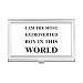 I Am The Extroverted Boy Business Card Holder Case Pocket Box Wallet