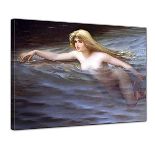 Nymphe de Luis Ricardo Falero - Tableau 80 x 60 cm Bilderdepot24