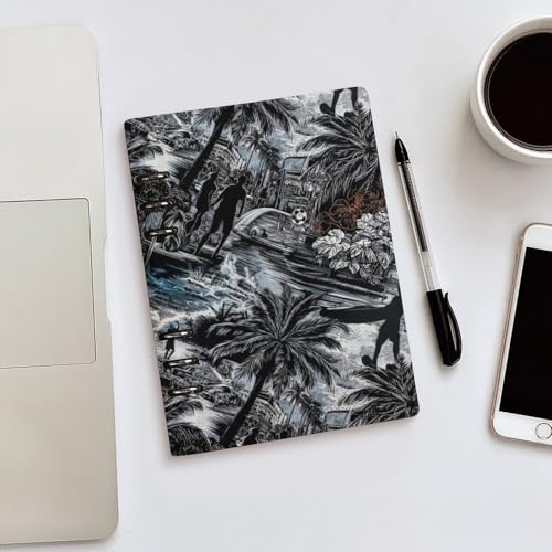 Cahier en cuir synthétique A5 avec couverture rigide premium