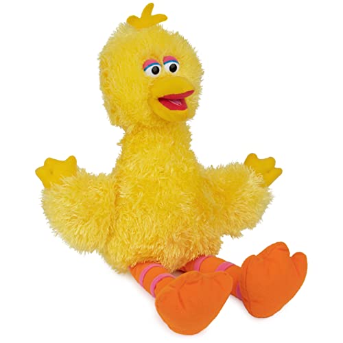 Gund Sesame Street Official Big Bird Muppet Plush, Premium Plush Toy For Ages 1 & Up, Yellow, 14” #TOP3