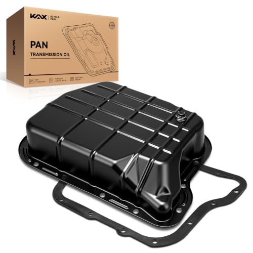 Image of KAX 265-827 Transmission oil pan with Drain Plug & Gasket Compatible with Ram 1500 /2500 /3500 Van, Durango, Dakota, B1500 /2500 /3500