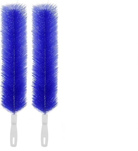 Image of Fan Cleaning Brush, 2026 New Bendable Microfiber Head Dusting Brushes,Air Conditioning, Car Vents and Blind, Reusable Fan Cleaner Brush Dust Remover for Electric Fans (Blue 43cm)