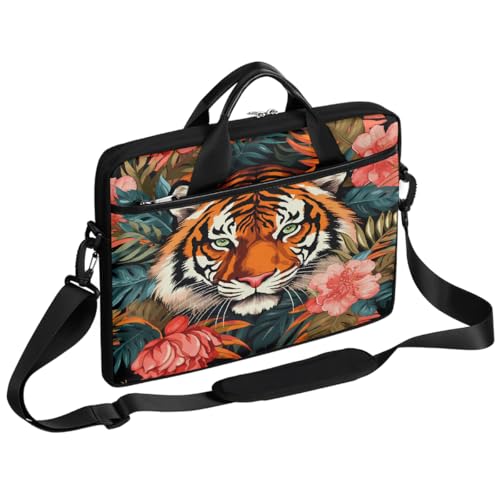 Bolso para laptop 15 pulg tropical con correa ajustable miniatura 1