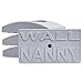 Wall Nanny (4 Pack - Made in USA) Indoor Baby Gate Wall Protector - No Safety Hazard on Bottom Spindles - Small Saver Pad Saves Trim & Paint - Best Dog Pet Child Walk Thru Pressure Gates Guard (Gray)