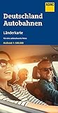  ADAC LänderKarte Deutschland Autobahnen 1:500 000 (ADAC Länderkarten)