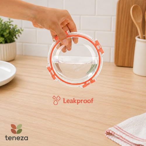 Image of Plastic Storage and Containers, air tight containers, BPA Free & Air Tight Container For Kitchen Storage, Grocery Kitchen Containers, Multipurpose Transparent Jar| 300, 700, 1500 ML | Pink