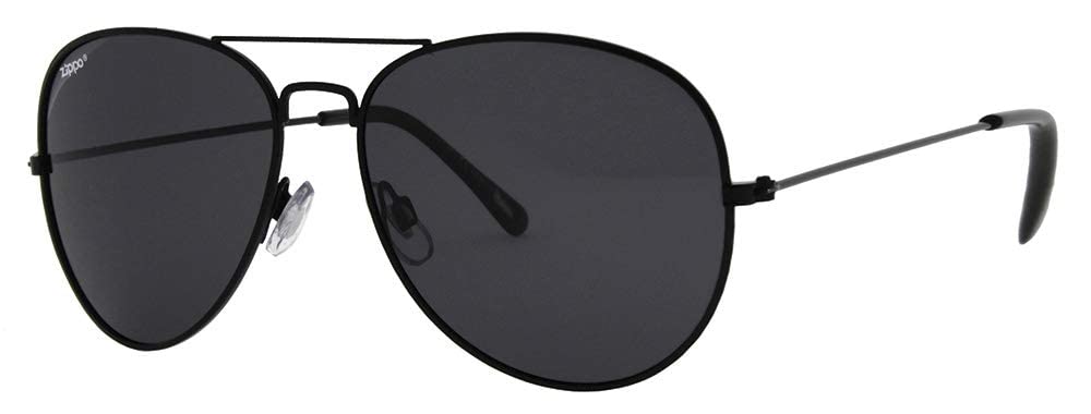 Zippo Eyewear, Flash Pilot Sunglasses, Polarized, UV400 Protection, Logo on Left Lense, Adult, Unisex, Made in USA - Image 2