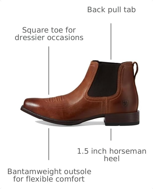 Image of ARIAT Booker Ultra Square Toe Western Boots