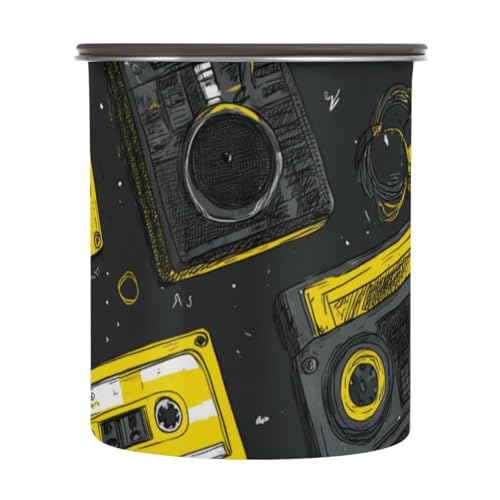 Contenedor de almacenamiento para café OTVEE 900ml acero inoxidable